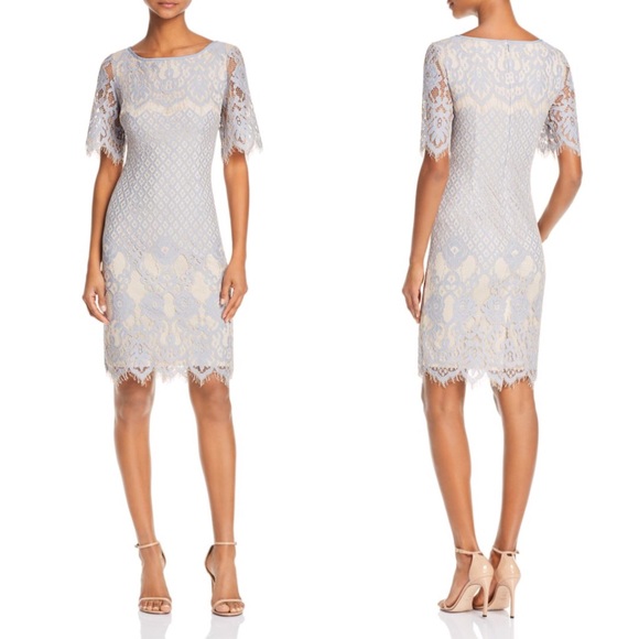 Adrianna Papell Dresses & Skirts - Adrianna Papell Lace Sheath Dress 6P